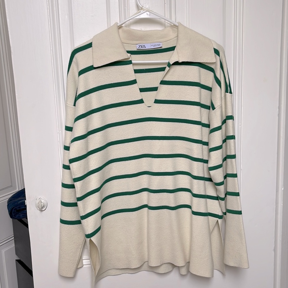 Zara Striped Sweater Tunic